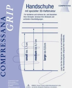 Compressana GRIP Gummihandschuhe mit griffiger Handfläche