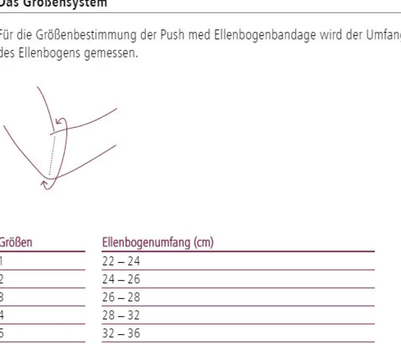 Ellenbogenbandage ofa Push med Ellenbogenbandage