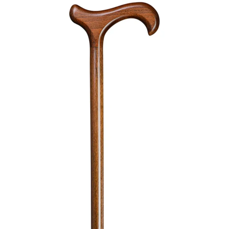 Gastrock Basic Holz Gehstock Derbygriff Damen