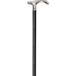 Gastrock Gehstock Damen Silber Derby Schwarz