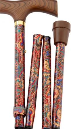 Gastrock Gehstock Fritz-Faltstock Paisley