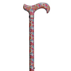 Gastrock Gehstock Leichtmetall-Derby Flowers
