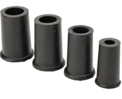 Gastrock Gummipuffer für Schirme und Stöcke in schwarz 2er-Pack