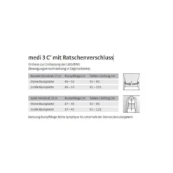 Hyperextensionsorthese medi 3 C