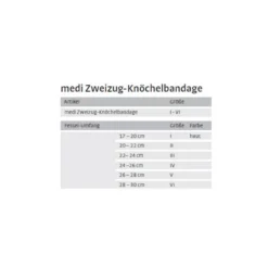 Knöchelbandage medi Zweizug
