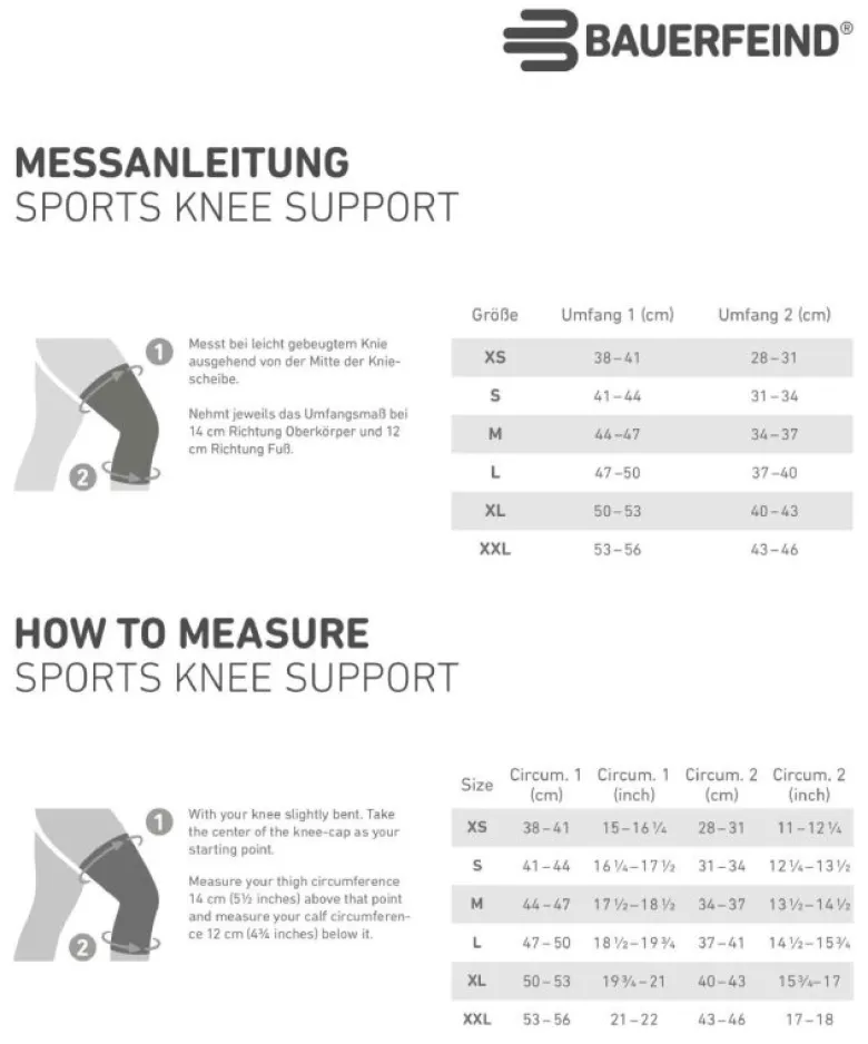 Kniebandage Bauerfeind Sports Knee Support