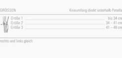 Kniebandage Bort Patella-Sehnenband Sport