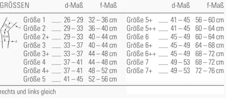 Kniebandage Bort StabiloGen Eco mit Haftband kurz