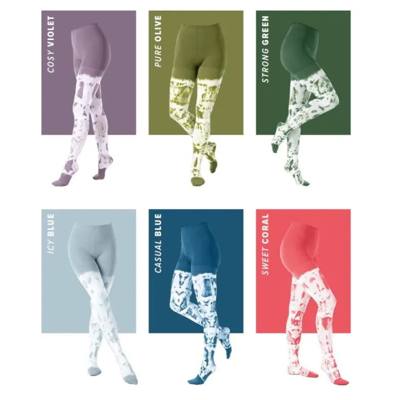 Kompressionsstrümpfe Juzo Soft Batik Trendfarben