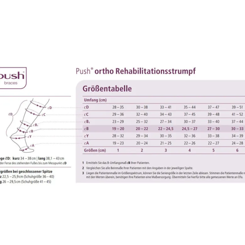 Kompressionsstrümpfe Ofa Push ortho Rehabilitationsstrumpf