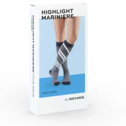 Kompressionsstrümpfe SIGVARIS Highlight Mariniere Men