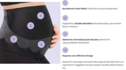 Kompressionsstrumpfhose SIGVARIS Style Semitransparent Maternity Support