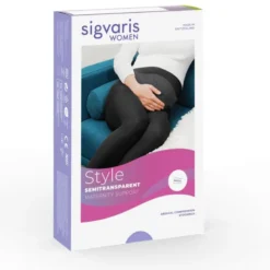 Kompressionsstrumpfhose SIGVARIS Style Semitransparent Maternity Support