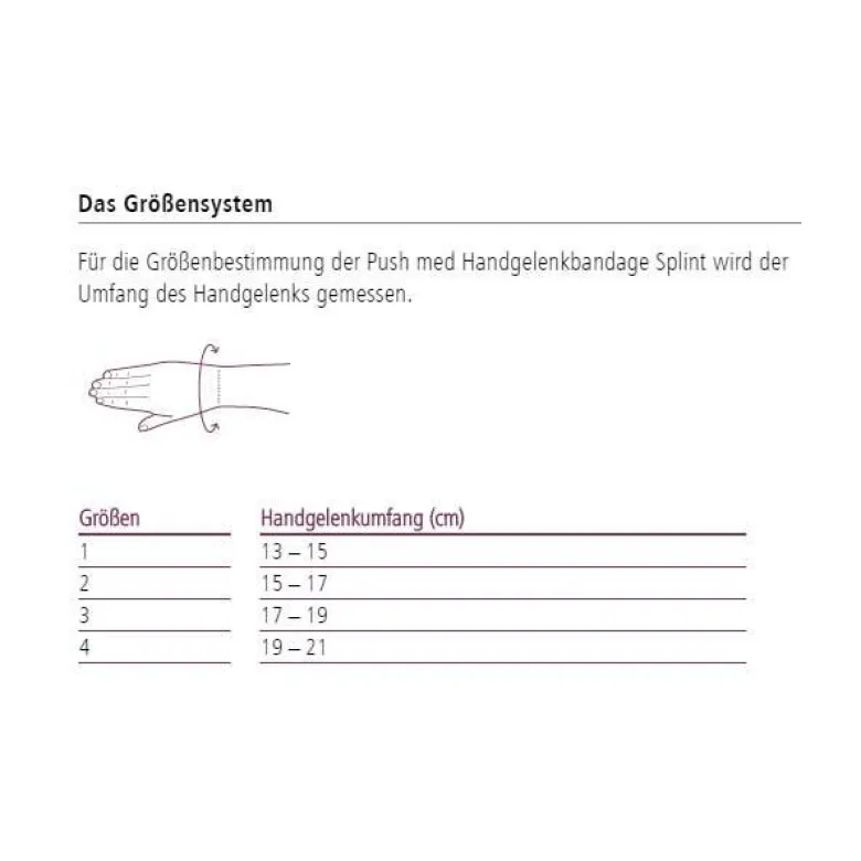 ofa Push med Handgelenkbandage Splint