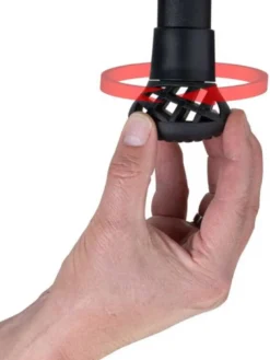 Ossenberg Ganymed Gummikapsel schwarz