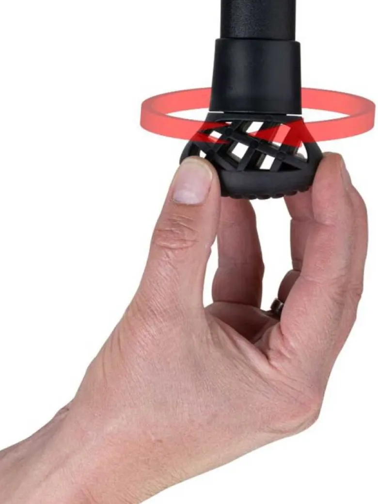 Ossenberg Ganymed Gummikapsel schwarz