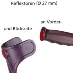 Ossenberg Gehhilfe 220 Der Klassiker anatomischer Softgriff grau