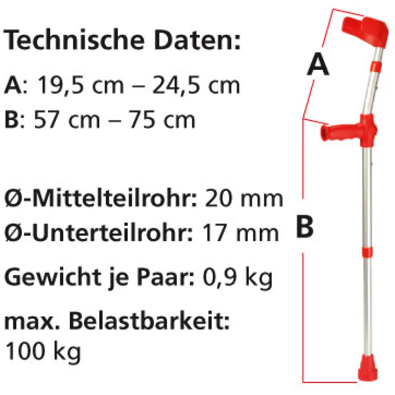 Ossenberg Gehhilfe für Kinder Kiddy Line gelb