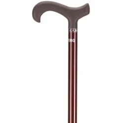 Ossenberg Gehstock aus Carbon mit Derbygriff verstellbar