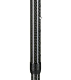 Ossenberg Gehstock aus Carbon mit Softgriff verstellbar
