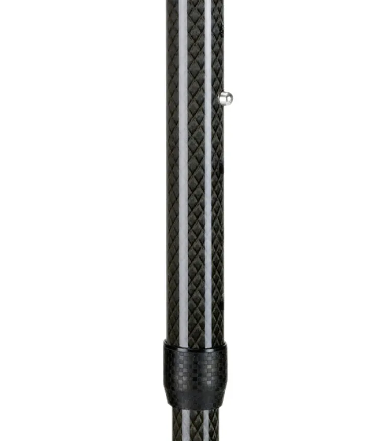 Ossenberg Gehstock aus Carbon mit Softgriff verstellbar