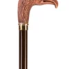 Ossenberg Holzstock Gehstock braun Adlerkopf Holzoptik