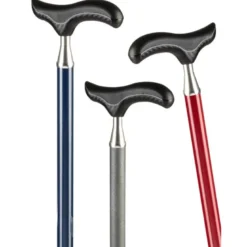 Ossenberg Leichtmetallstock Derbygriff Soft Carbonoptik