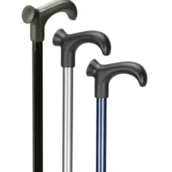 Ossenberg Leichtmetallstock mit Derbygriff BASIC