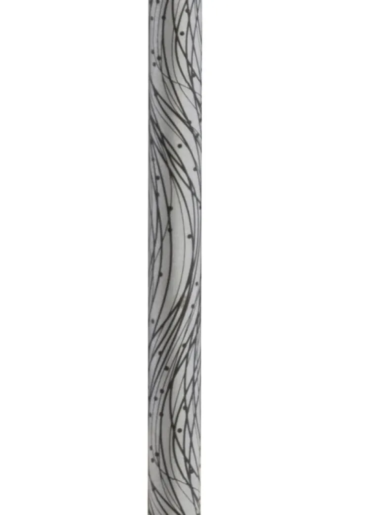 Ossenberg Leichtmetallstock reflektierend mit Derbygriff