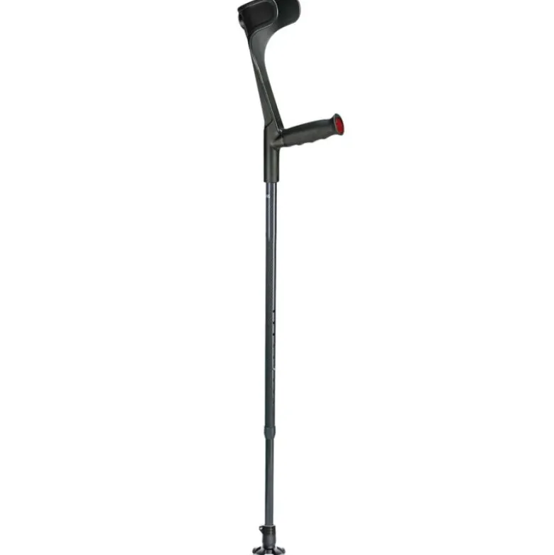 Ossenberg Unterarmgehhilfe aus Carbon mit Ergo Softgriff mit Safety Foot