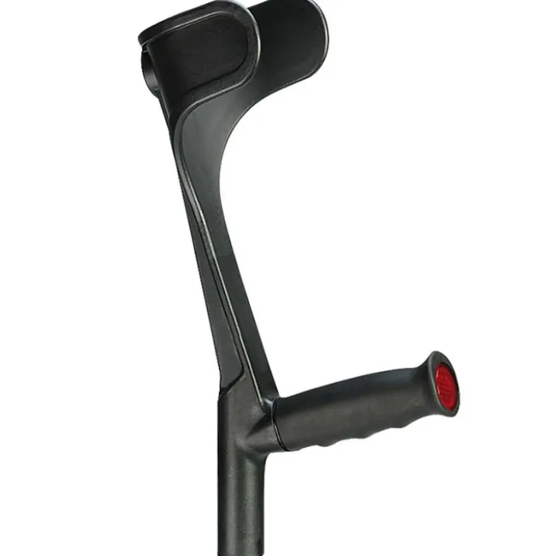 Ossenberg Unterarmgehhilfe aus Carbon mit Ergo Softgriff mit Safety Foot