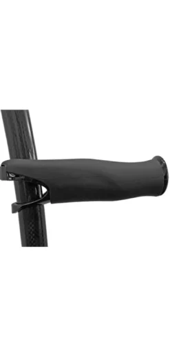 Ossenberg Unterarmgehhilfe aus Carbon schwarz bis 200 kg mit Ergo Softgriff