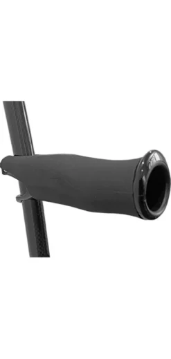 Ossenberg Unterarmgehhilfe aus Carbon schwarz bis 200 kg mit Ergo Softgriff