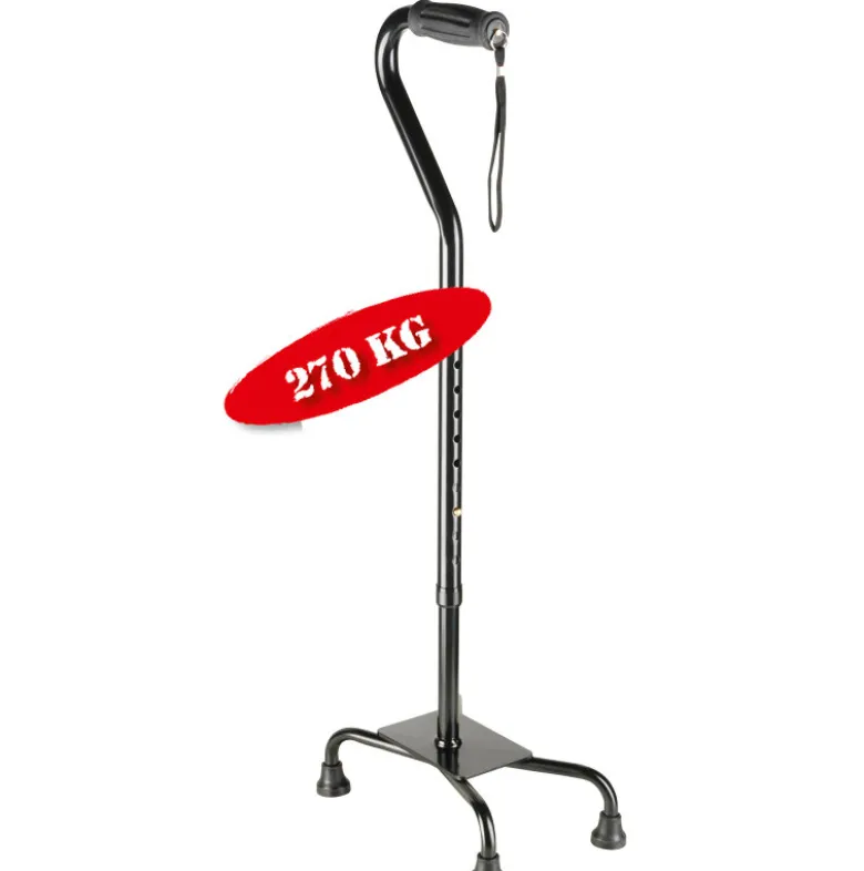 Ossenberg 3 XL Vierfuß Gehhilfe bis 270 kg belastbar höhenverstellbar