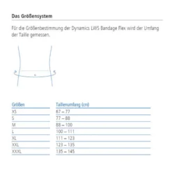 Rückenbandage ofa Dynamics LWS Bandage Flex