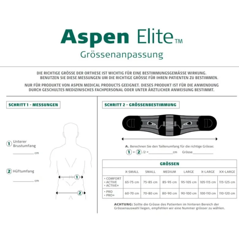 Rückenorthese Aspen Elite Pro
