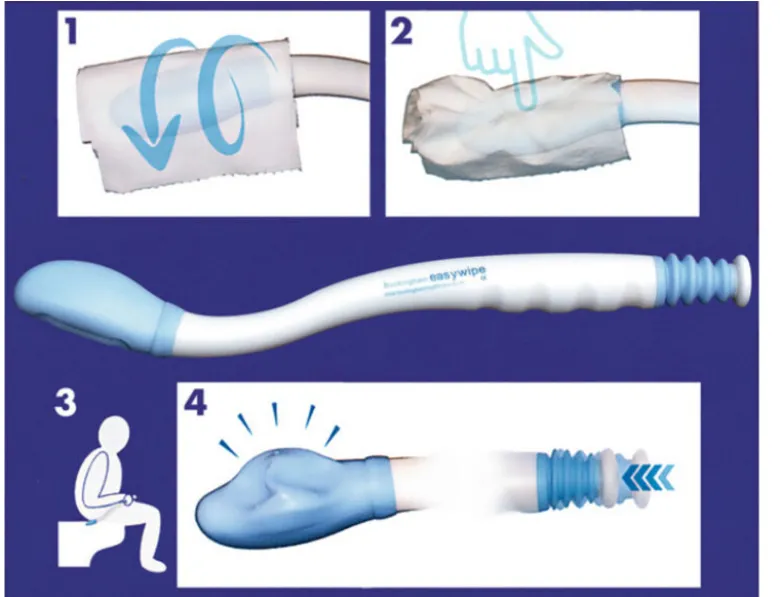 Russka Easywipe Abwischhilfe für Intimhygiene
