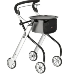 Russka Rollator Indoor Let's Go mit Tablett und Stoffkorb