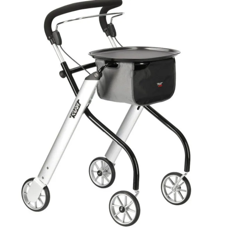 Russka Rollator Indoor Let's Go mit Tablett und Stoffkorb