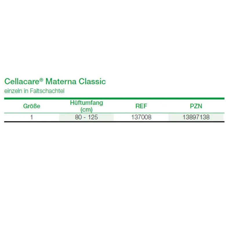 Schwangerschaftsorthese L+R Cellacare Materna Classic