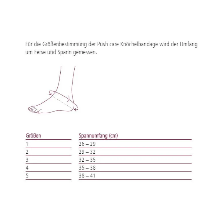 Sprunggelenkbandage ofa Push care Knöchelbandage