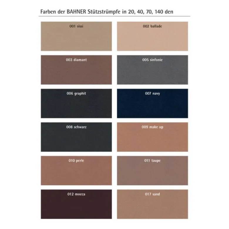 Stützstrümpfe Bahner Classic Line Stützstrumpf halterlos 70