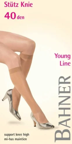 Stützstrümpfe Bahner Young Line Stütz Knie 40