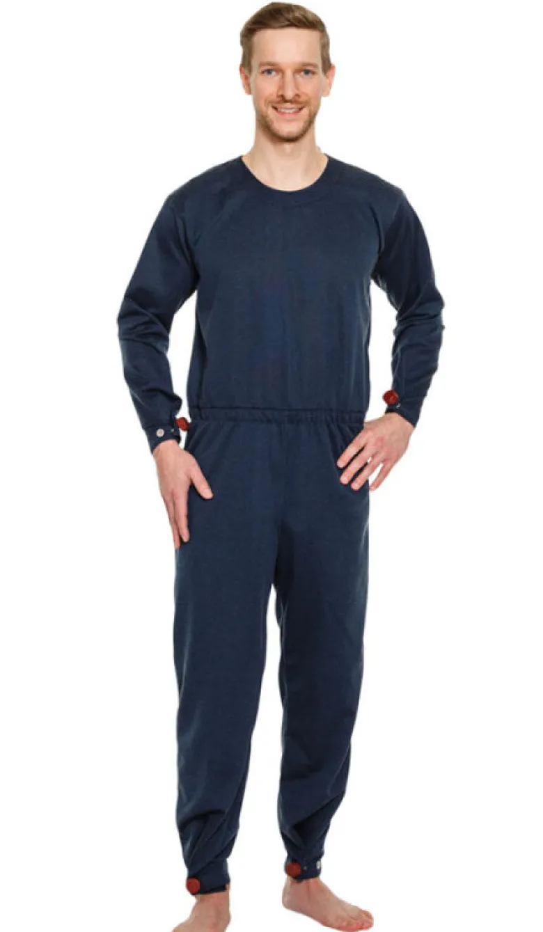 suprima CarePlus Pflegeoverall zerreißfest marine unisex