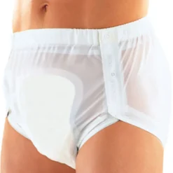 suprima Inkontinenz PVC Slip knöpfbar