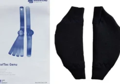 Zubehör Bauerfeind SofTec Genu Sport-und Gelenkschutz, schwarz